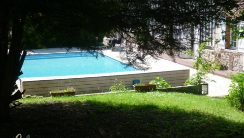 manoir de caractere avec piscine et tennis a lyons la foret