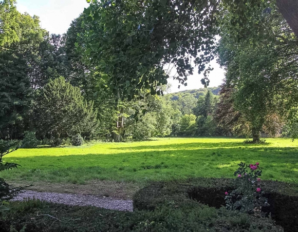 Manoir de Normandie style florentin / anglosaxon avec un grand parc