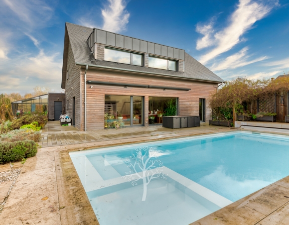 Maison passive avec piscine à vendre dans St Martin de Boscherville