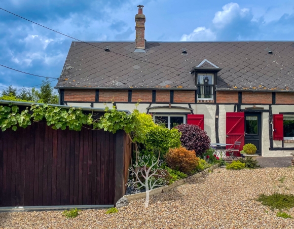 Maison normande à vendre entre Lyons-La-Forêt et Forges-Les-Eaux