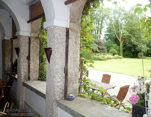 Manoir anglo-normand avec 12 chambres à vendre près des plages de Quiberville et Sainte Marguerite en Normandie 4886