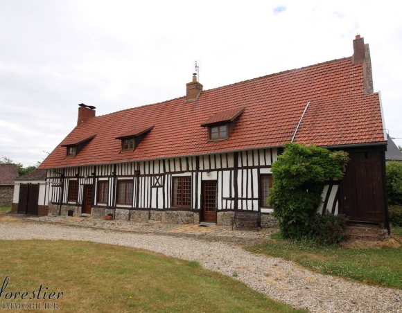 Longère de charme avec dépendance proche de la mer à acheter sur la Côte d'Albâtre 4815