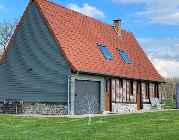 Propriété avec deux maisons à vendre en Normandie