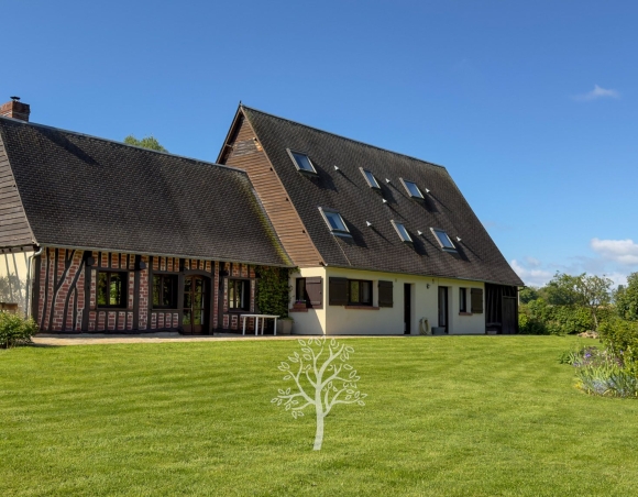 Maison d’architecte avec prairie et source – Entre Amiens et Rouen