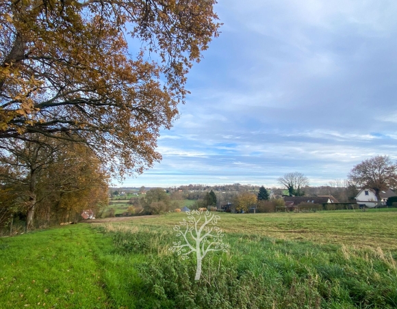 Terrain constructible vue sur la vallée de la Saâne, Côte d’Albâtre