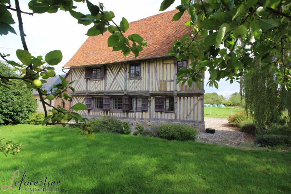 Norman Manor House Clified Farmhouse For Dependencies Manoir Du Pays De Caux Entre Rouen Et Ppe à Proximité D Auffay