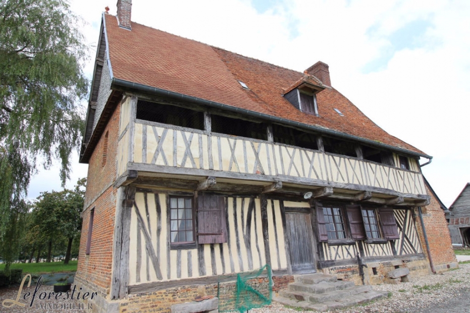 Norman Manor House Clified Farmhouse For Dependencies Manoir Du Pays De Caux Entre Rouen Et Ppe à Proximité D Auffay