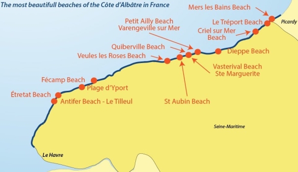 Carte cote d'albatre
