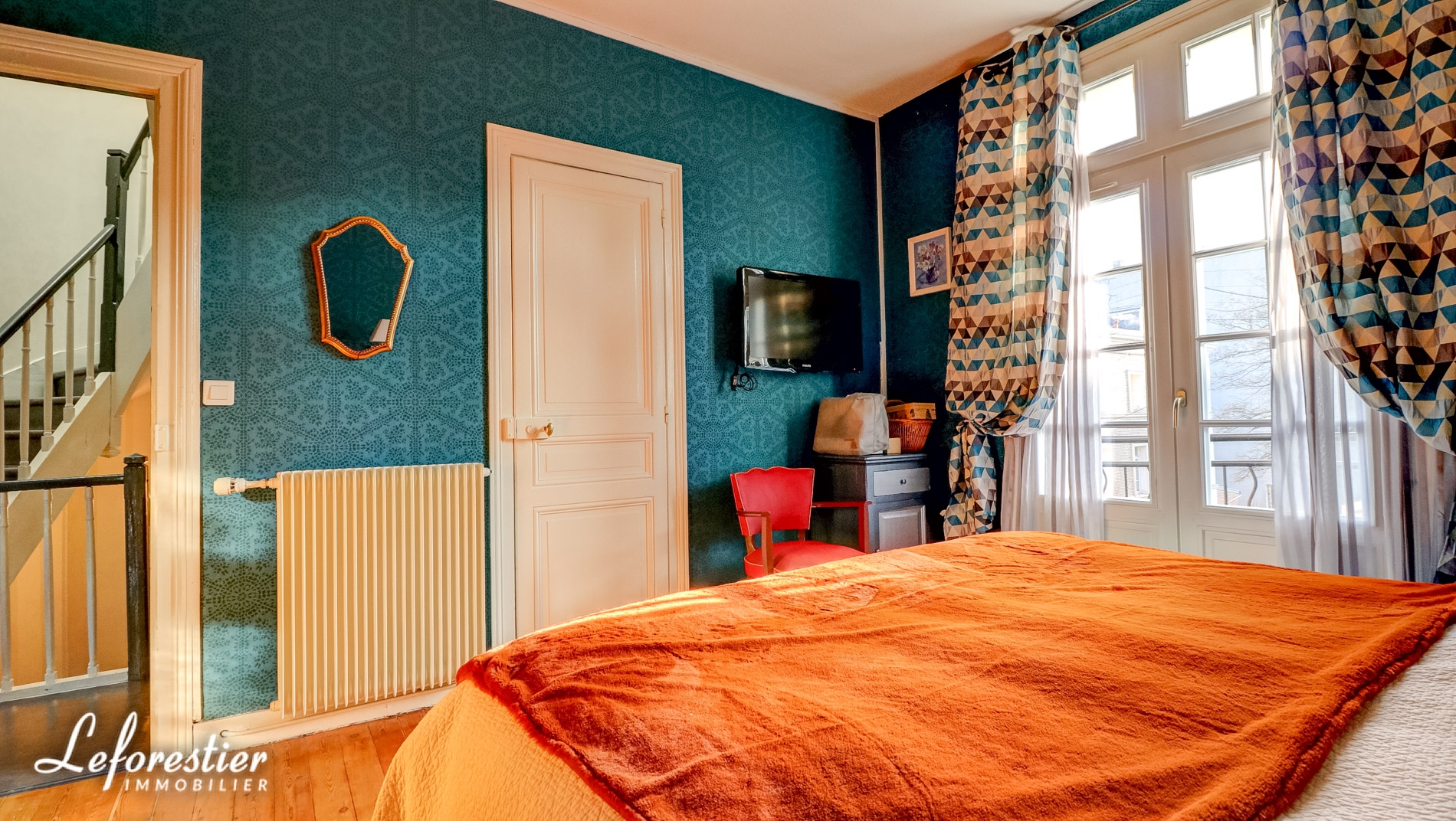 Maison de ville anglo-normande à Dieppe prox gare de Dieppe et centre