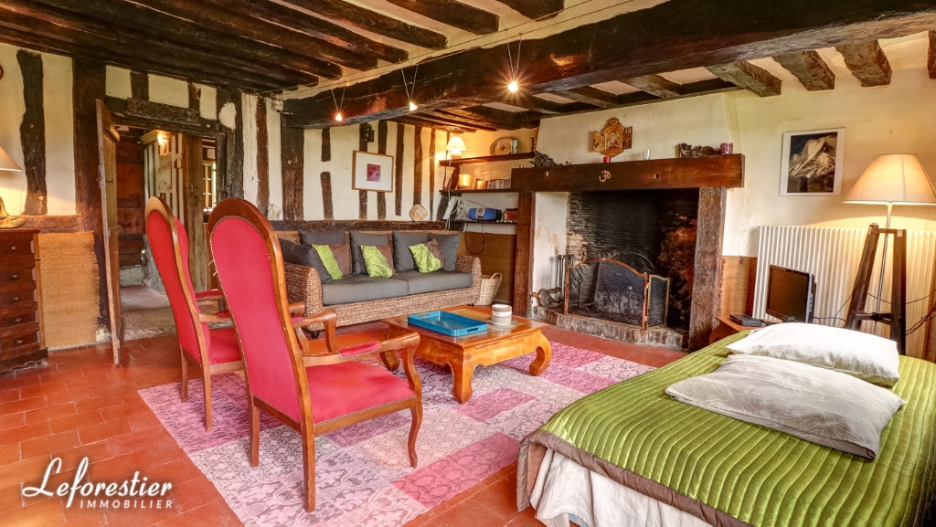 Belle maison Normande du 17ème en Bord de Seine Prox. Rouen