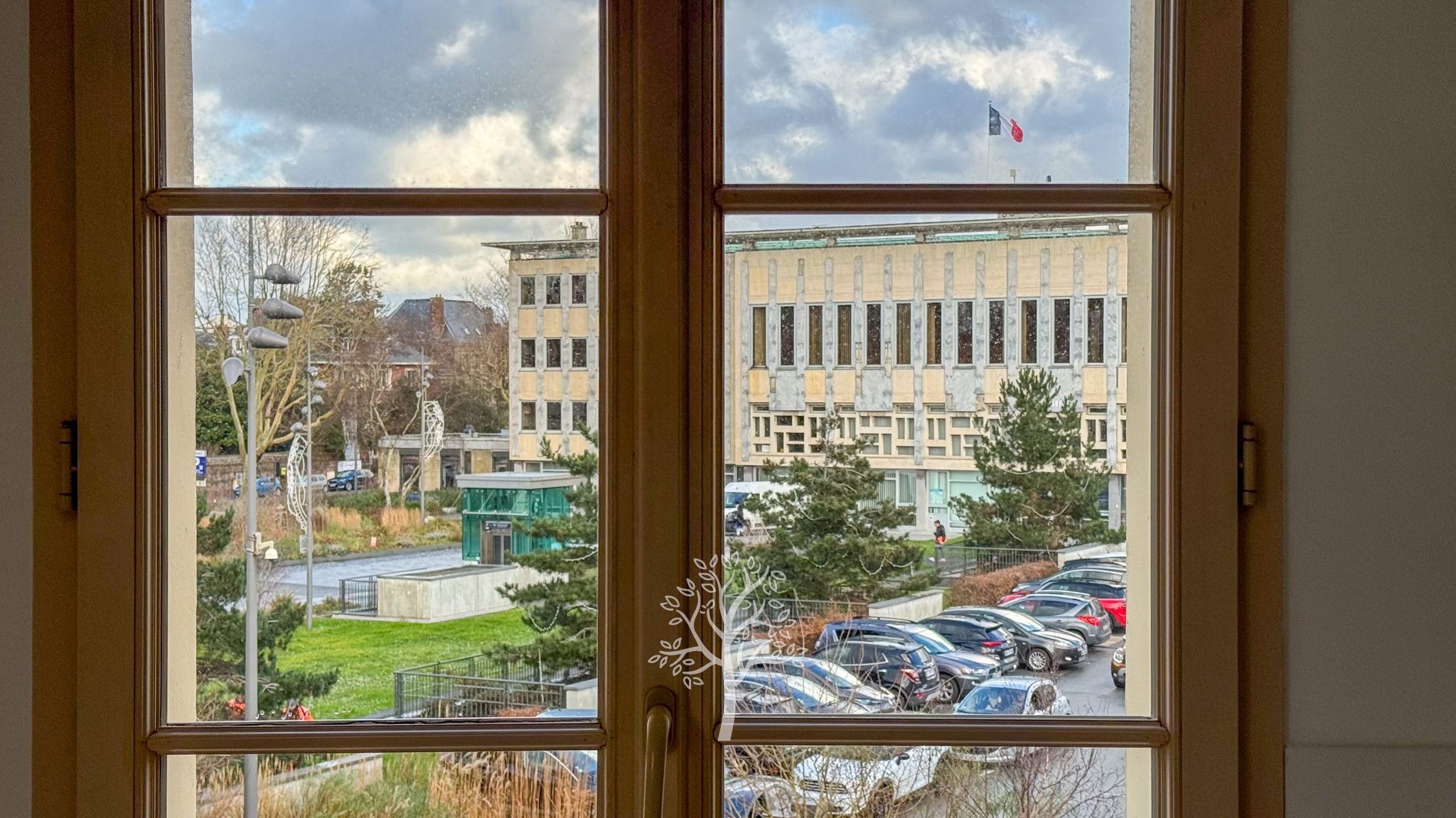 Appartement lumineux de 4 pièces avec ascenseur et terrasse à vendre à Dieppe