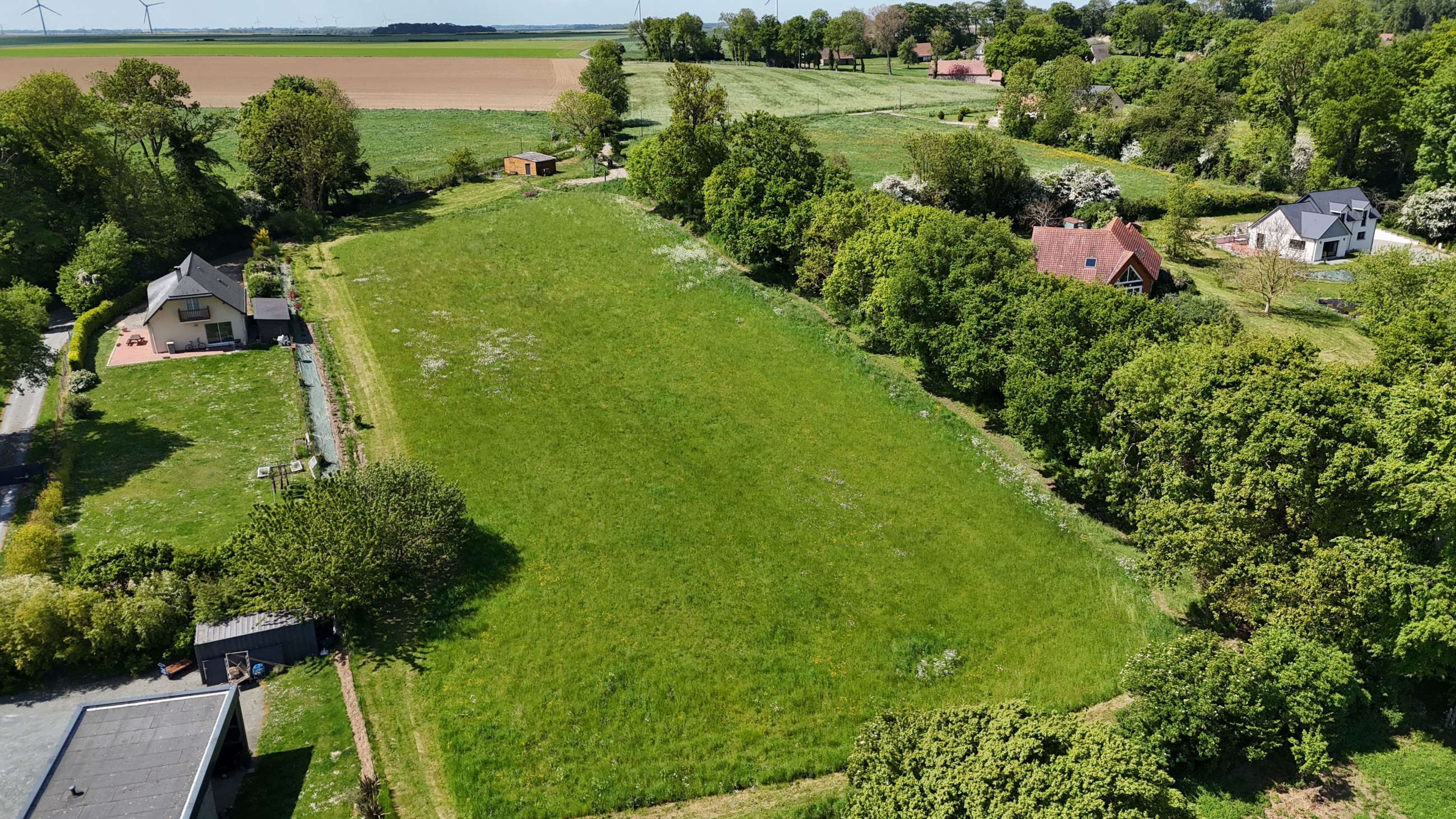 Terrain constructible vue sur la vallée de la Saâne, Côte d’Albâtre